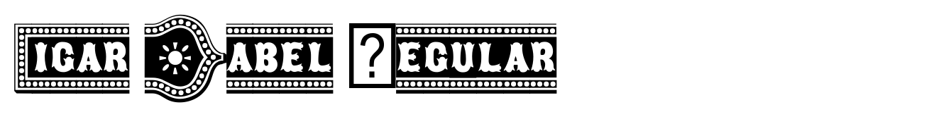 Cigar Label Regular